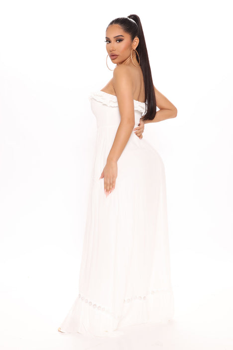 Always A Beach Day Maxi Dress - White ...